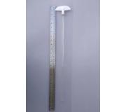 Solution Mixer Stirring Rod With Teflon Paddle, Laboratory Reactor Glass Stirring Shaft, Teflon PTFE Stirrer Blade Paddle (Str-1)
